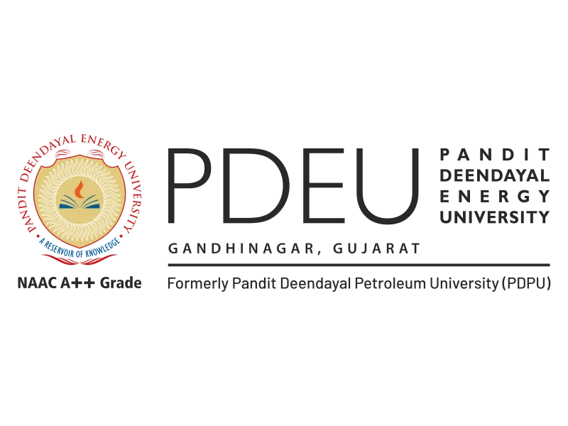 PDEU University logo